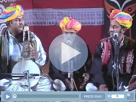 Langa Mangniyars of Rajasthan during Shilpgram Festival, Udaipur.